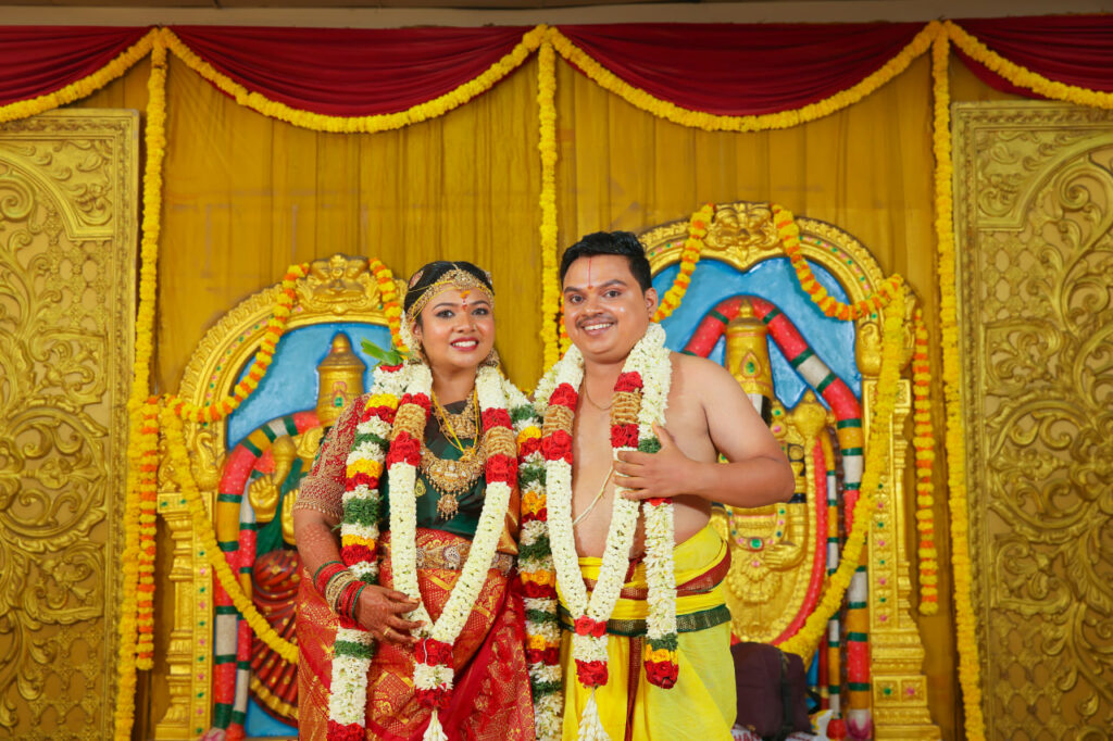 Traditional Tamil Brahmin wedding photoshoot